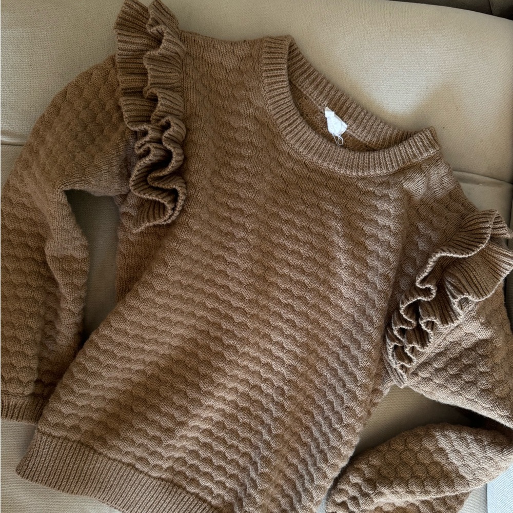 Jaime Kay frill knit Sweater